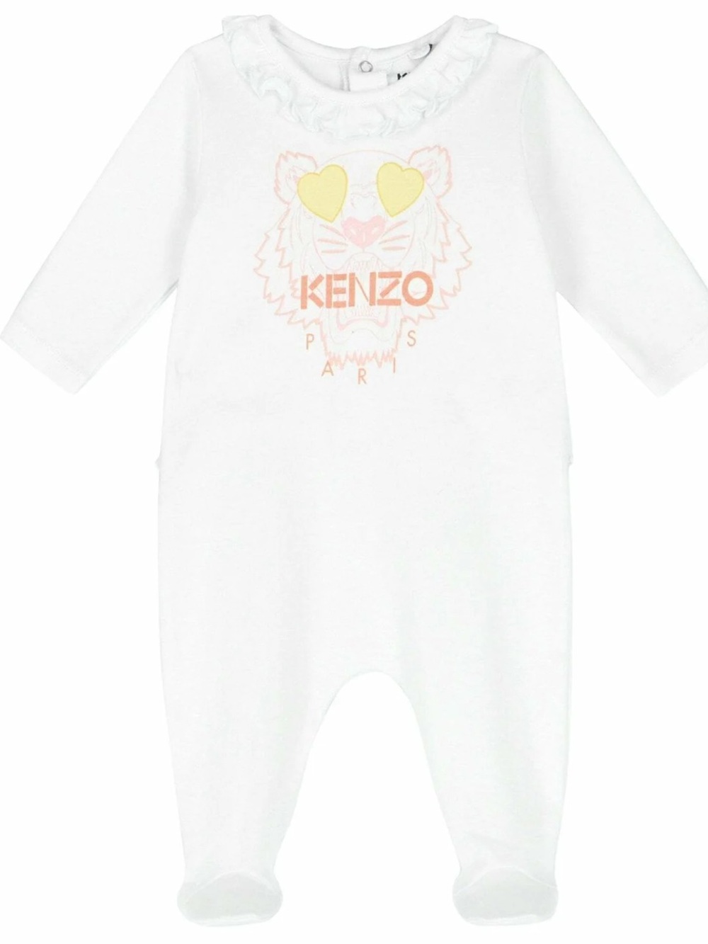 Kenzo tiger ruffle footie